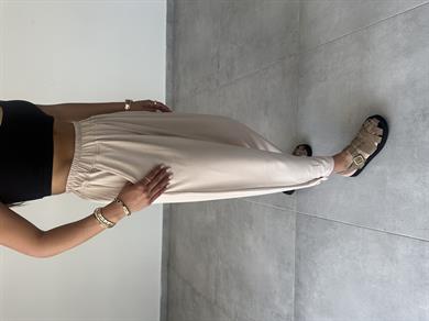 Taş Modal Paça Tutturmalı Pantolon