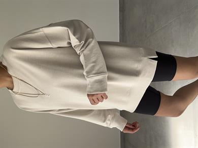 Taş Rezerve Yanları Yırtmaç Detaylı Sweat