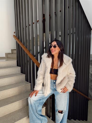 Taş Şal Yaka Kürk