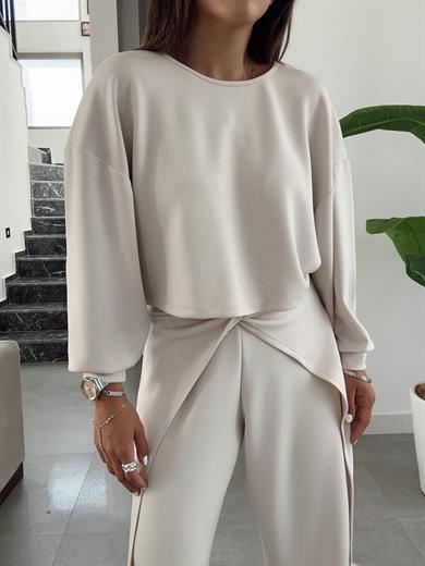 Taş Sırt Düğüm Modal Bluz