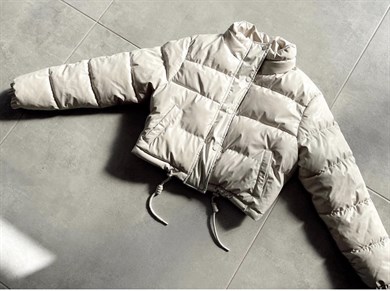 Taş Şişme Deri Mont