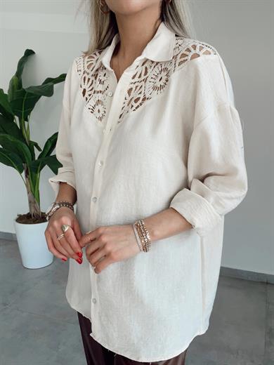 Tasarım Bej Gömlek