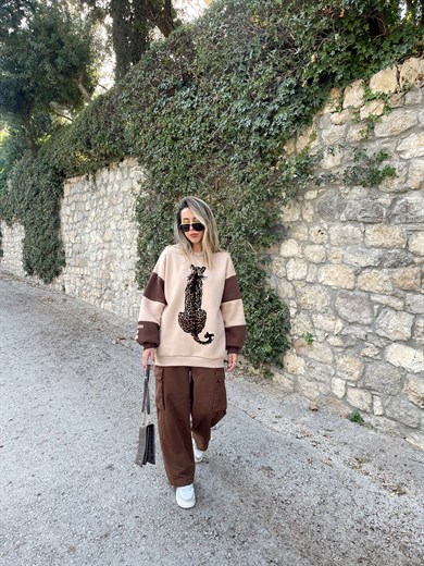 Tiger Baskılı Sweatshirt