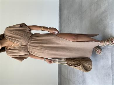 Truva Vizon Müslin Elbise