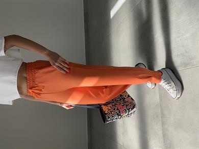 Turuncu Scuba Paça Pileli Eşofman