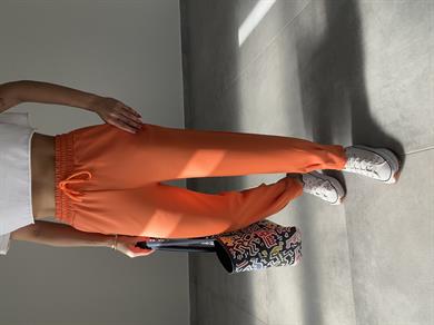 Turuncu Scuba Paça Pileli Eşofman