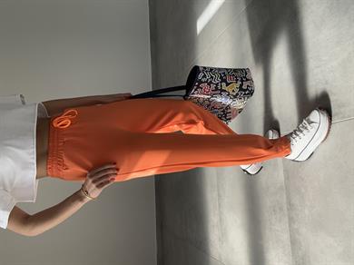 Turuncu Scuba Paça Pileli Eşofman