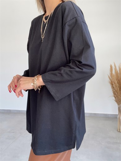 Uzun Kol Basic Siyah