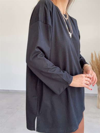 Uzun Kol Basic Siyah