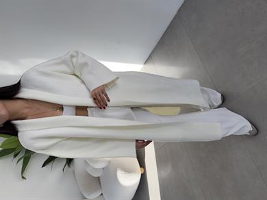 Vanilya Uzun Salaş Maxi Triko Hırka