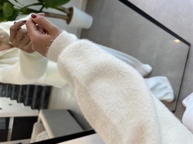 Vanilya Yumoş Belden Büzgülü Kapşonlu Ceket