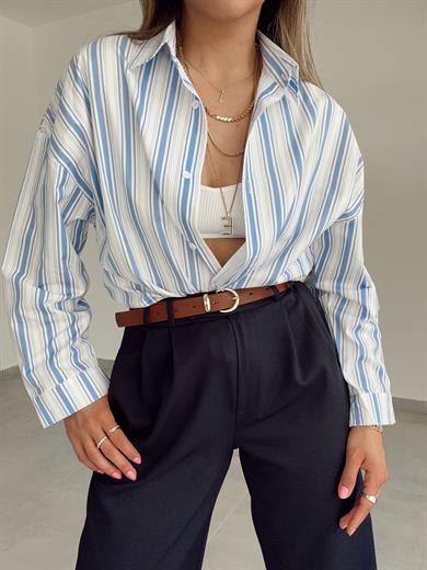 Velena Çizgili Gömlek
