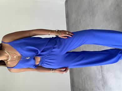 Vina Sax Ayrobin İp Askılı Bol Paça Takım