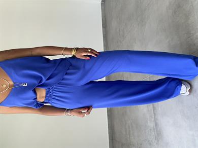 Vina Sax Ayrobin İp Askılı Bol Paça Takım