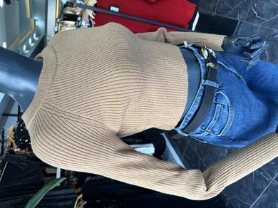 Vizon Basic Crop Triko Kazak