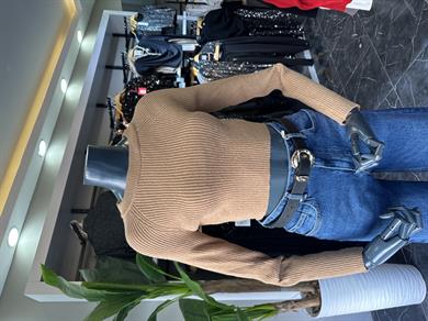 Vizon Basic Crop Triko Kazak