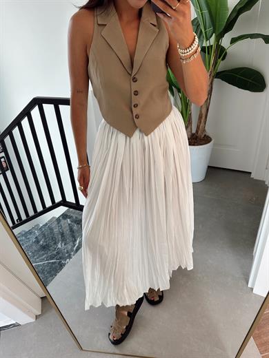 Vizon Belden Bağlamalı Gömlek