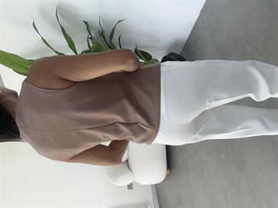 Vizon Kare Yaka Astarlı Yelek