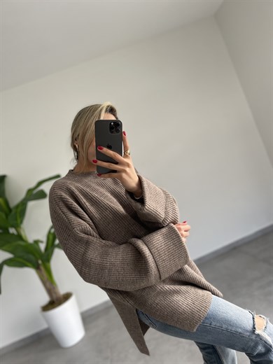 Vizon Kolu Katlamalı Kazak