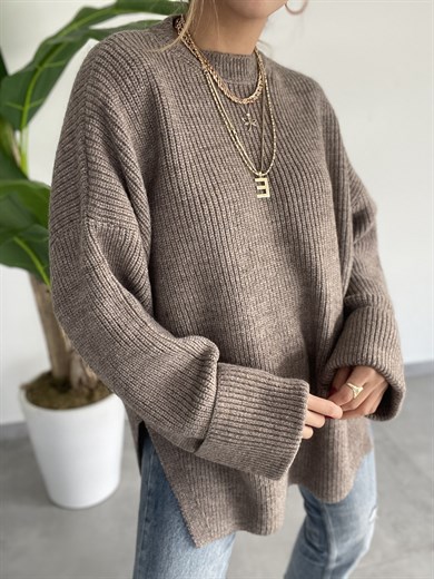 Vizon Kolu Katlamalı Kazak