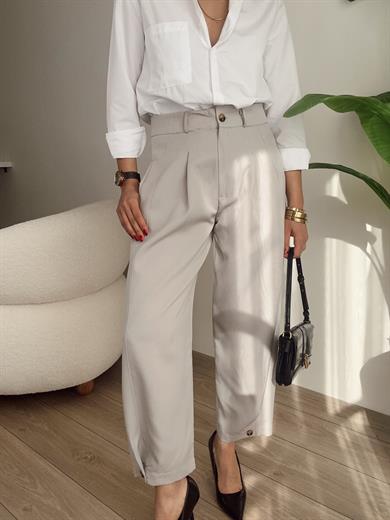 Vizon Paça Düğme Pantolon