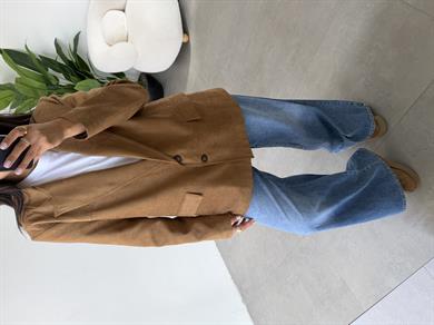 Vizon Süet Blazer Ceket