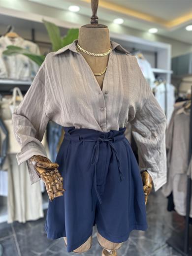 Vizon Transparan Gömlek