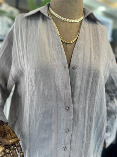 Vizon Transparan Gömlek