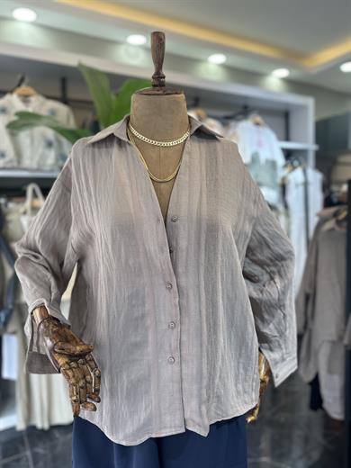 Vizon Transparan Gömlek