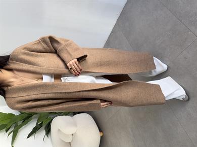 Vizon Uzun Salaş Maxi Triko Hırka