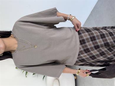 Vizon Yarasa Kol Tshirt