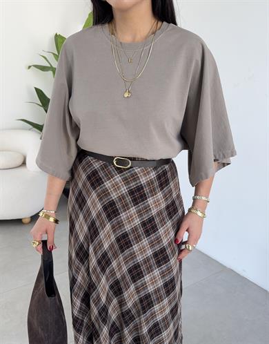 Vizon Yarasa Kol Tshirt