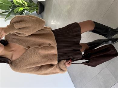 Vizon Yumusak Dokulu V Yaka Hırka