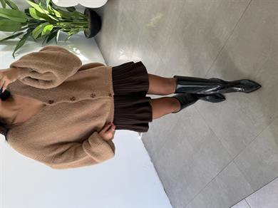 Vizon Yumusak Dokulu V Yaka Hırka