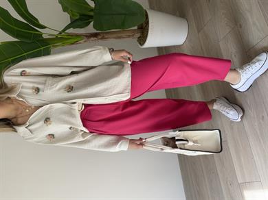 Wendi Fuşya Şalvar Pantolon