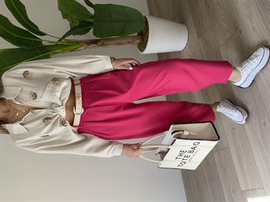 Wendi Fuşya Şalvar Pantolon