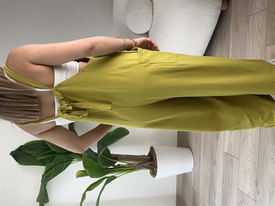 Yağ Yeşili Salopet Tulum