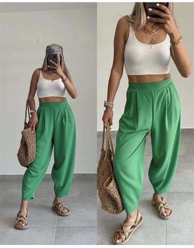 Yeşil Bombeli Pantolon