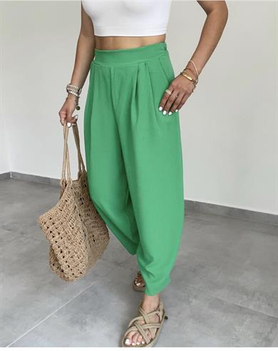 Yeşil Bombeli Pantolon