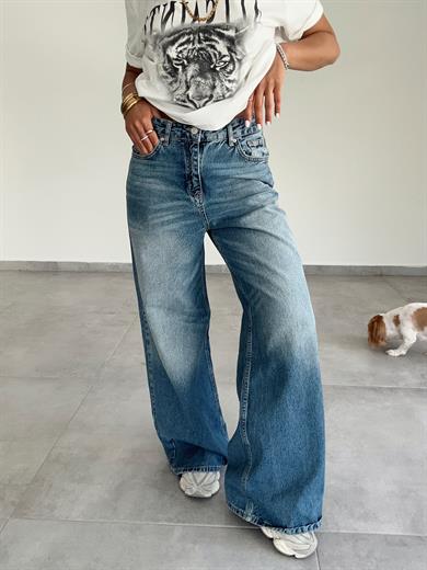 Yüksek Bel Geniş Pantolon