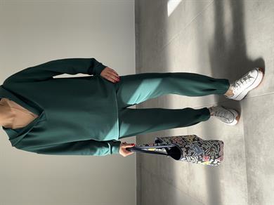 Zümrüt Scuba Paça Pileli Eşofman