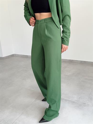 Zümrüt Yeşili Palazzo Pantolon