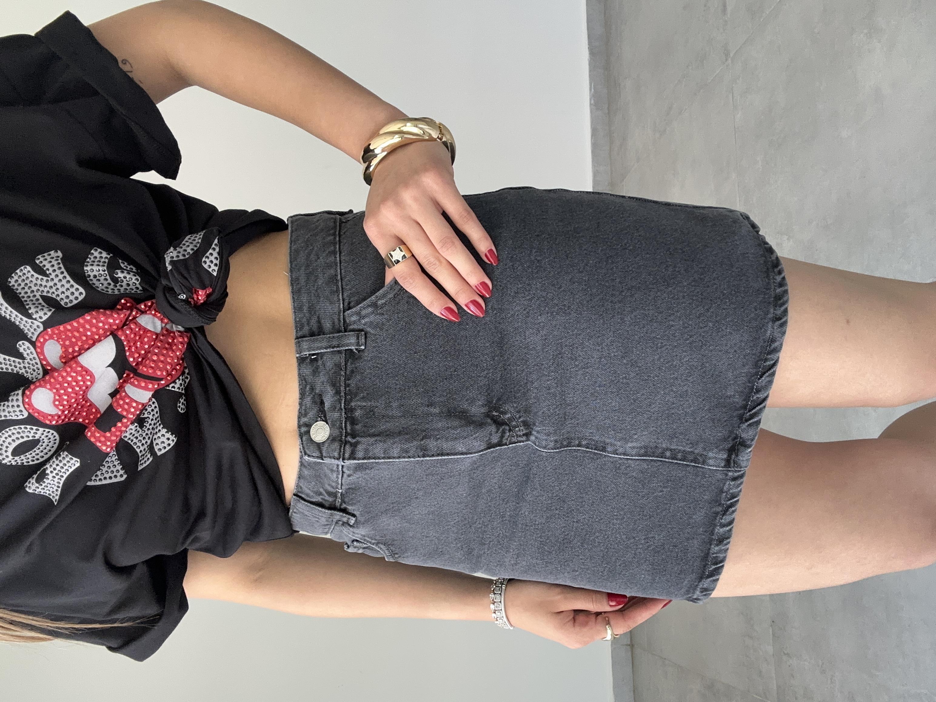 5 Cepli Denim Etek