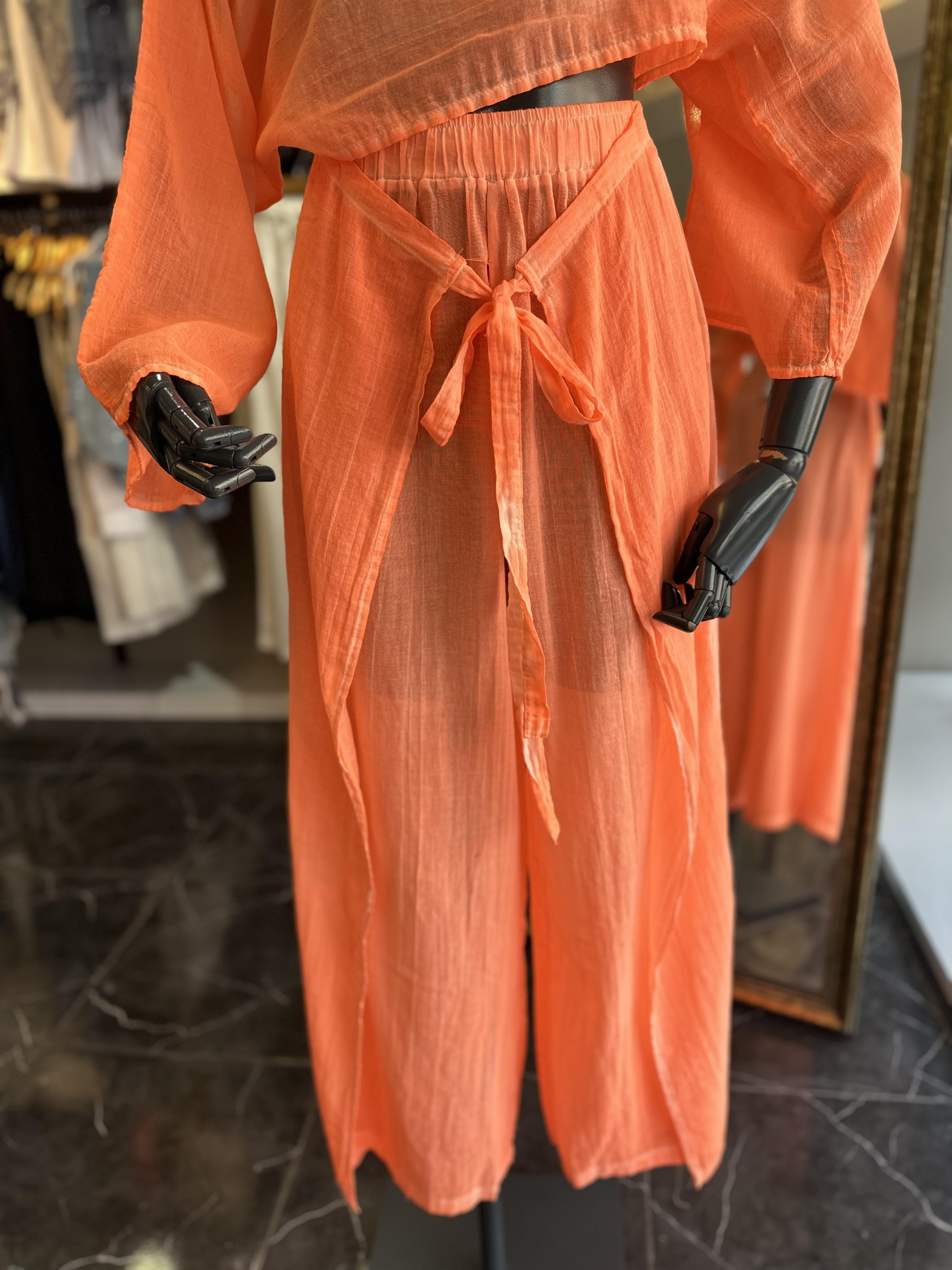 Anatolia Neon Turuncu Pantolon