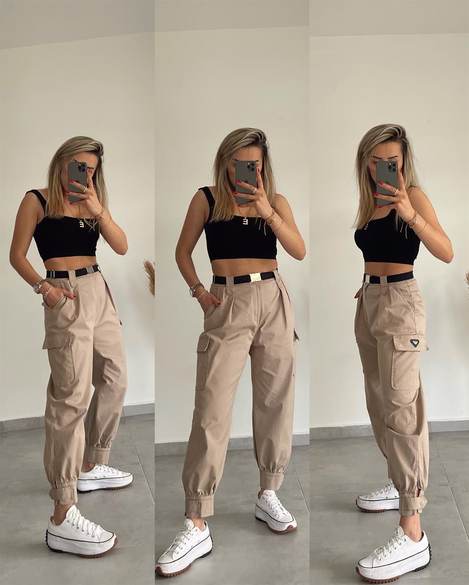 Camel Kargo Pantolon