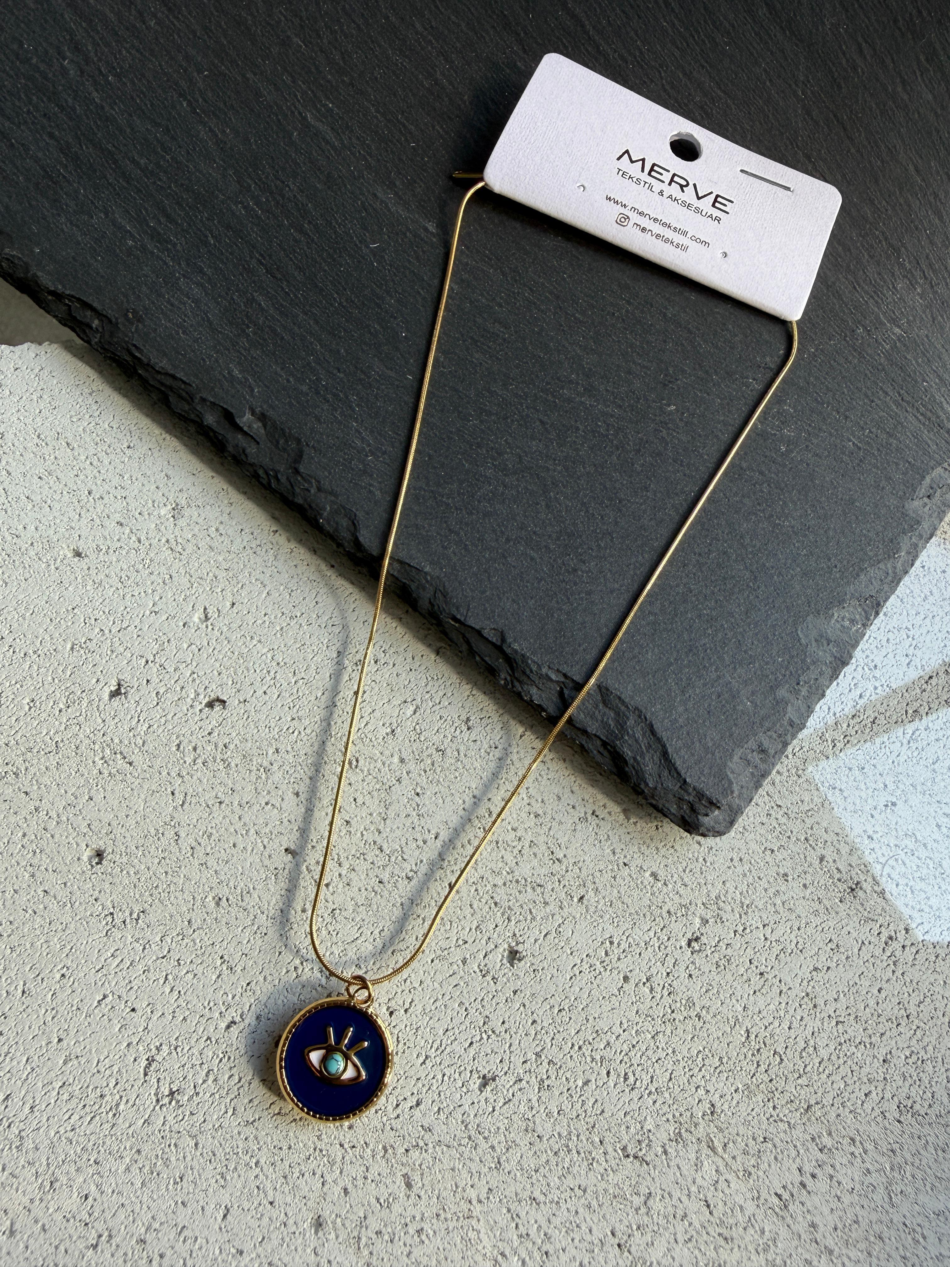 Çelik Gold Kolye 13