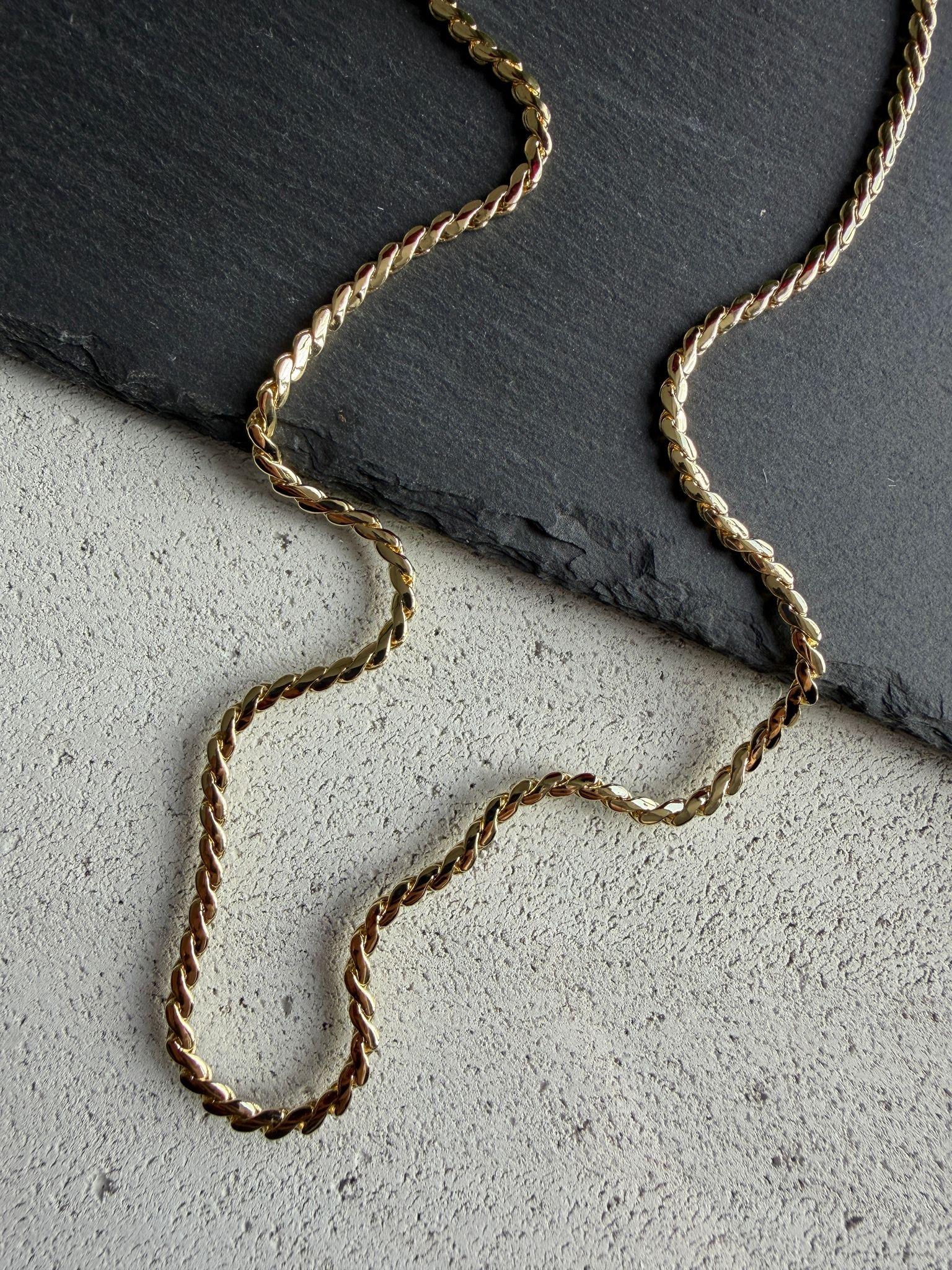 Çelik Gold Kolye 25