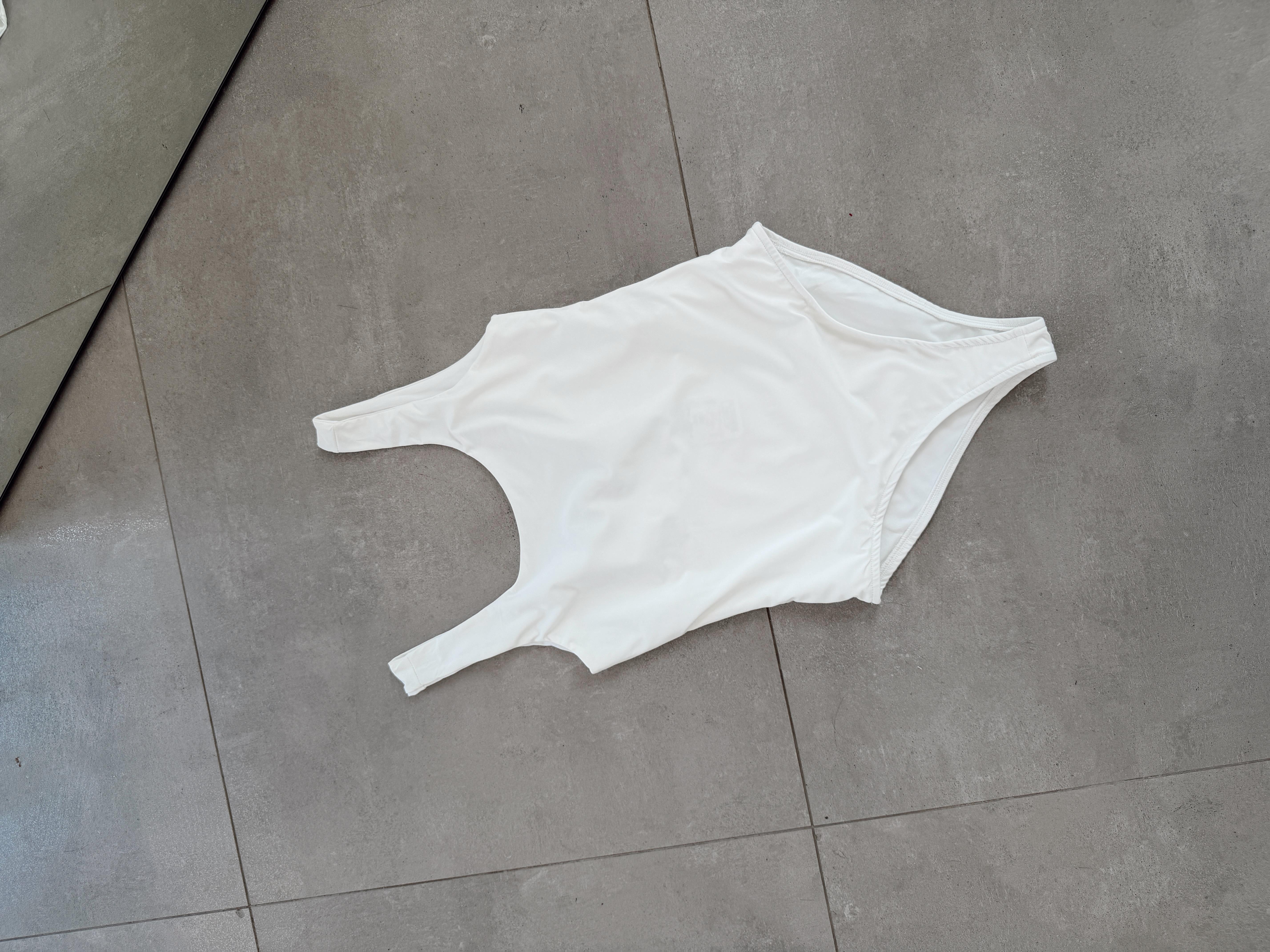 Ekru Zıbınlı Body