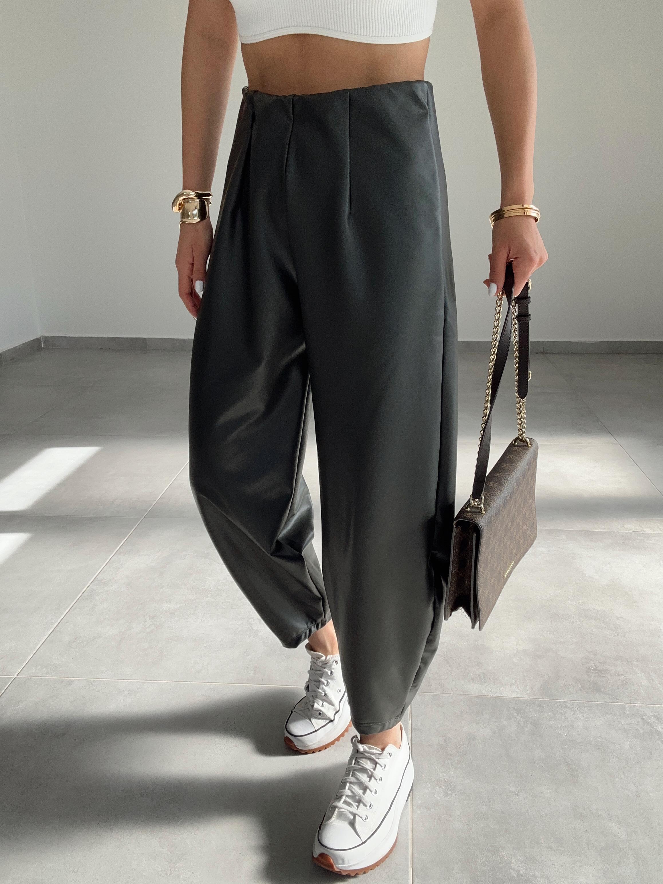 Gosi Haki Deri Balon Pantolon