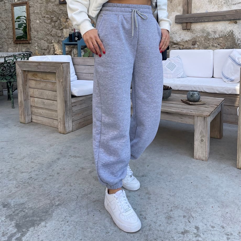 Gri Jogger Eşofman